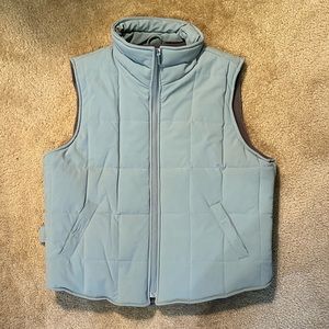 NWT Vintage fleece-lined vest. Juniors size L.